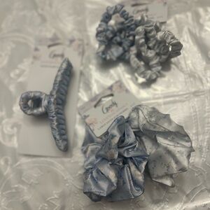 Love Shack Fancy Goody Blue Hair Accessories Set